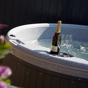 Hot Tub with Champagne at North Star